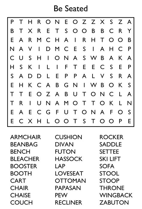 Free Printable Word Puzzles For Adults Large Print Printable Form Templates And Letter