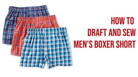 How To Cut And Sew Mens Boxers Boxer Shorts With Front Flap Youtube