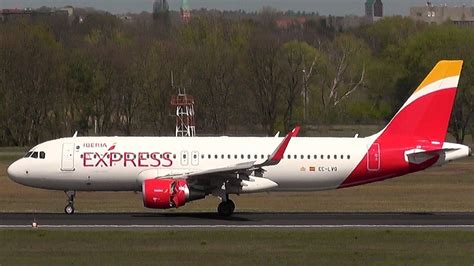 Iberia Express Airbus A320 216 Sharklets Ec Lvq Ib 3676 Landing At
