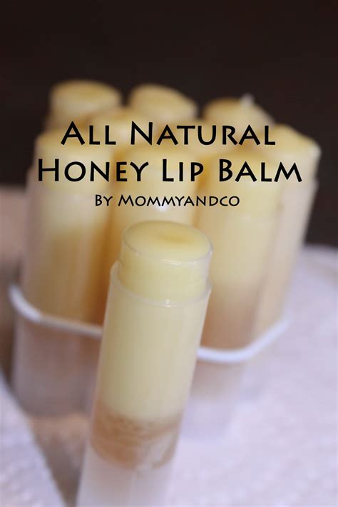 Mommyandco Honey Lip Balm Recipe Natural Home Made