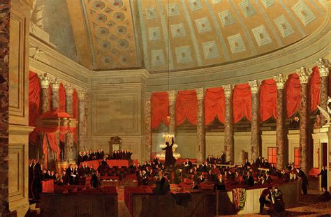 The House Of Representatives Congress Usa Painting By Samuel Morse