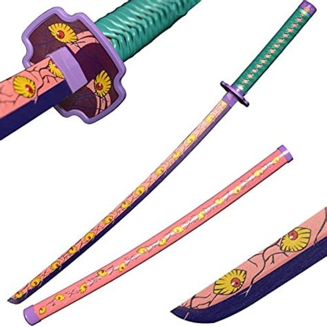 Buy Sword Warrior Demon Slayer Sword In Wood 104 Cm Hashibira Inosuke