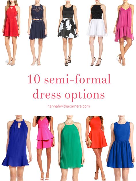 10 Colorful Semi Formal Dress Options Hannah With A Camera