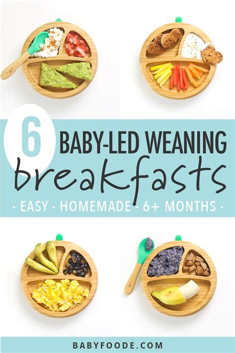 6 Baby Led Weaning Breakfast Ideas Easy To Make Baby Foode