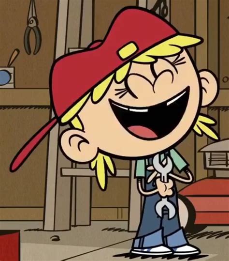 Lana Loud 😂laughing😂 While Holding A 🔧wrench🔧 And Holding Her 💚heart💚
