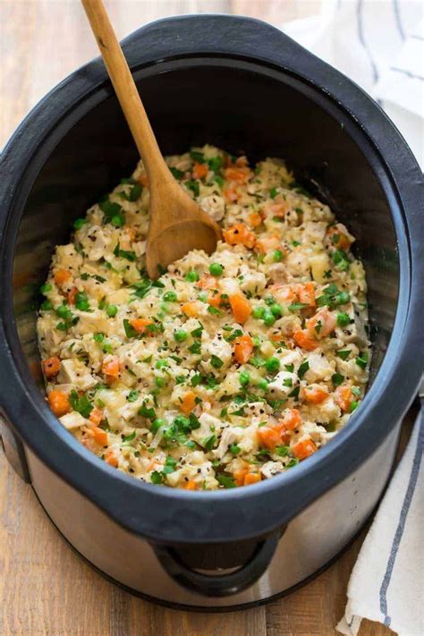 Chicken dinner, crock pot recipes, crock pot recipes with chicken, instant pot chicken thighs recipe, keto chicken recipes, keto dinner idea. This Slow Cooker Chicken & Rice Is the Easy Meal You Crave ...