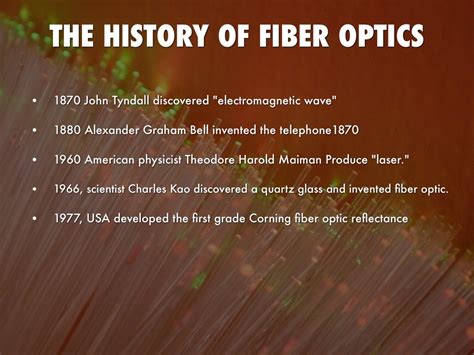 Did You Know When Optical Fiber Was Invented All About