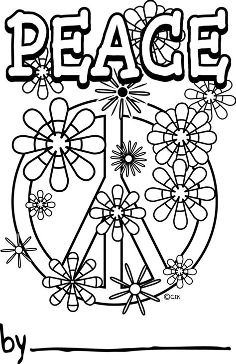 Click on any of the peace sign coloring pages to download a pdf.because coloring is good for you! Peace Sign Coloring Pages | Peace sign coloring page ...