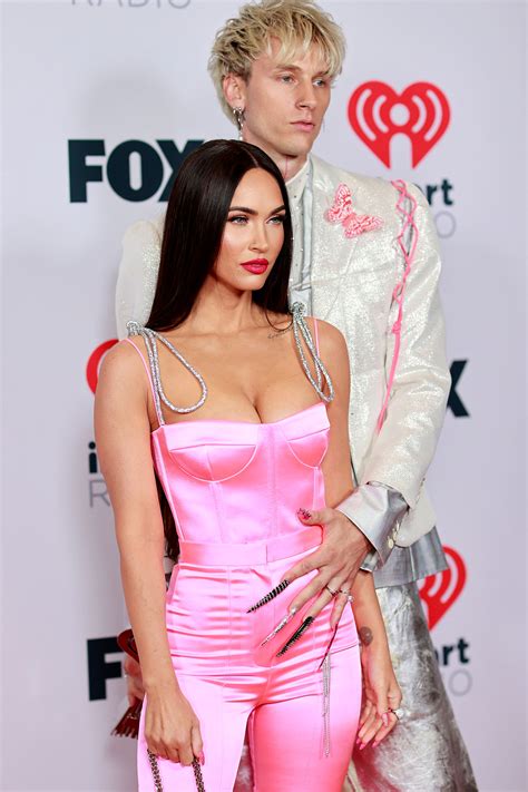 Machine Gun Kelly And Megan Fox Cuddle At Iheart Radio Music Awards