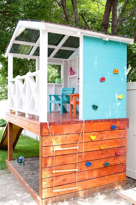 13 Easy To Build Diy Playhouse Plans For Kids Atelier Yuwaciaojp
