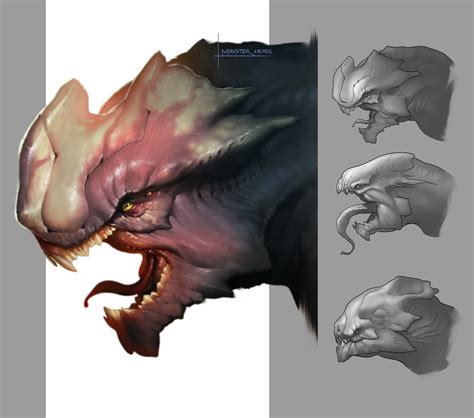 Artstation Monster Heads