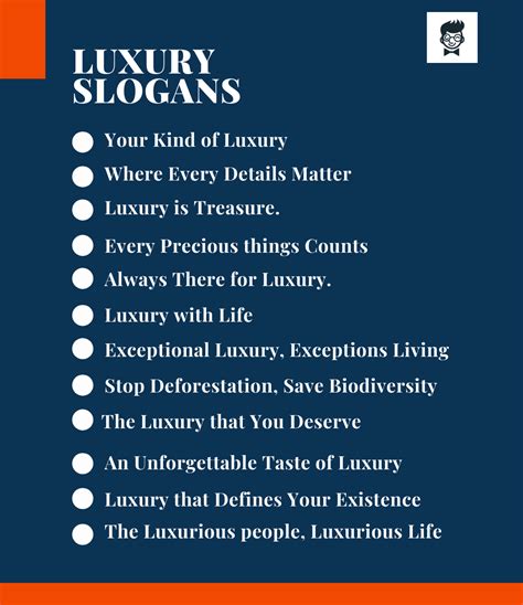 754 Best Luxury Slogans And Taglines With Taglines Generator Guide