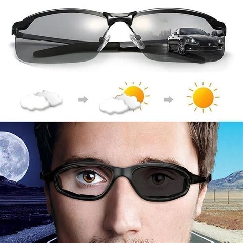 Intelligent Photochromic Polarized Sunglasses 100 Uv Protection Perf