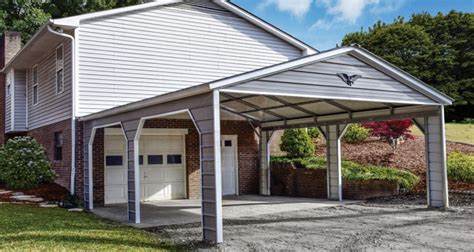 Side Entry Carport With Gable Harolds Steel Buildings