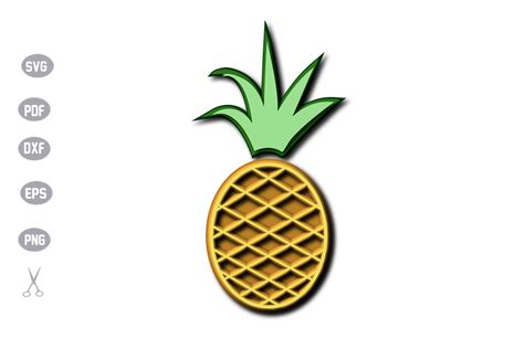 Pineapple Top Svg