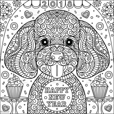 Cute Puppy Coloring Page Stock Illustration Download Image Now Istock