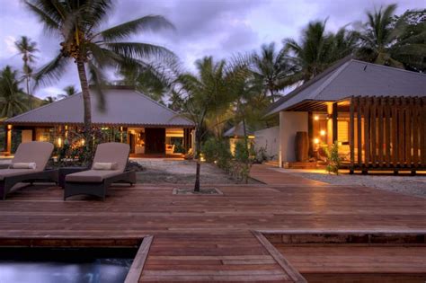 Vomo Island Villa A Sustainable Architecture In Tropical Paradise