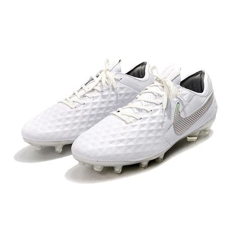 New Nike Tiempo Legend Viii Fg Soccer Cleats White Pure Platinum Grey