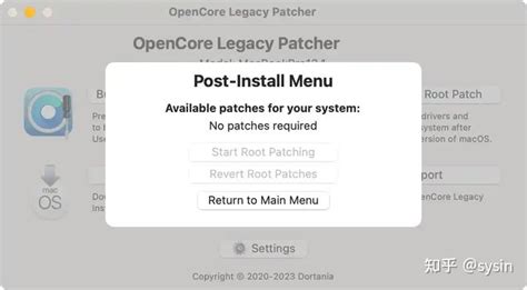 Mac Macos Sonoma Opencore Legacy Patcher V
