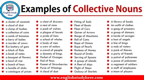 Nounsexamples Of Collective Nouns