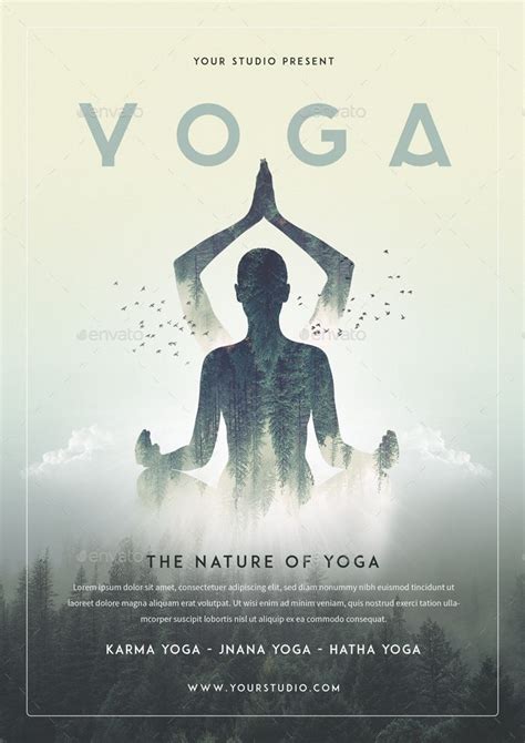 Yoga Flyer Yoga Poster Design Yoga Poster Yoga Flyer