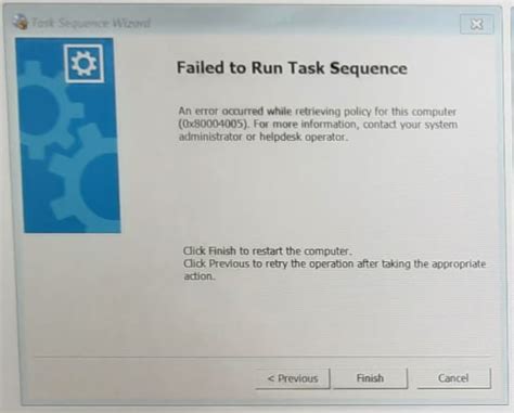 FIX SCCM Task Sequence Error X Failed To Run HTMD Blog