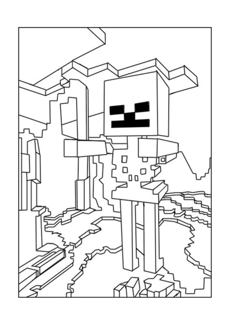 minecraft coloring pages  kids zmb