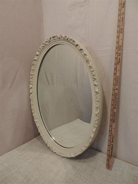 Vintage, new and antique wall mirrors. Camille Antique Oval Medicine Cabinet with Mirror ...