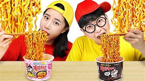 Fire Noodles Challenge🔥 Mukbang 불닭볶음면 먹방 By Yomi Yami Youtube