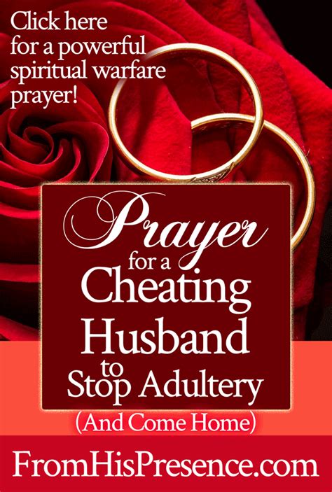 Prayer For A Cheating Husband To Stop Adultery And Come Home