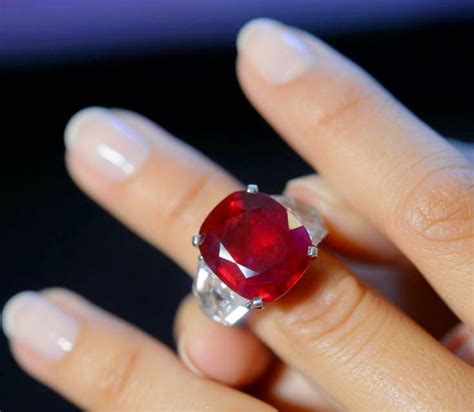 Exceptional Rare Burmese Ruby Sells For 30 Million At The Geneva Auction Burmese Ruby