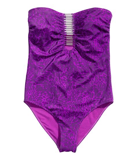 Lyst Handm Swimsuit In Purple