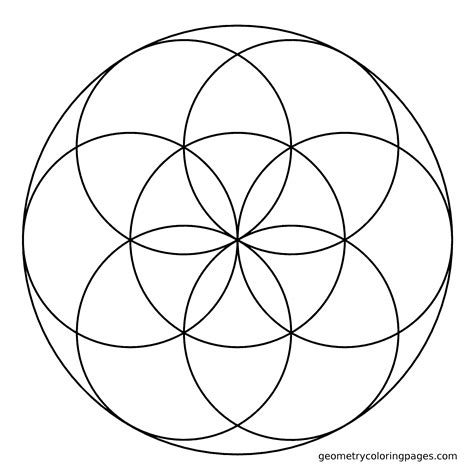 40+ sacred geometry coloring pages for printing and coloring. Seed | Geometry Coloring Pages | Flor de la vida, Arte de ...