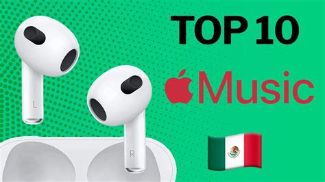 Apple रैंकिंग मेक्सिको में 10 सबसे ज्यादा सुने जाने वाले गाने Infobae