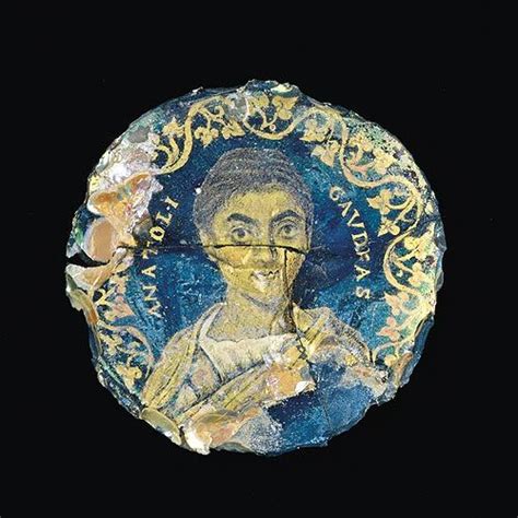 Medaillon With Portrait 300 Ac Roman Empire Glass More Pins Like This