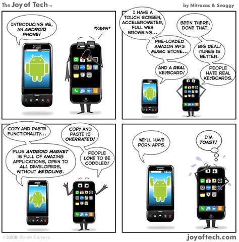 Android Vs Iphone Humor Android Zone