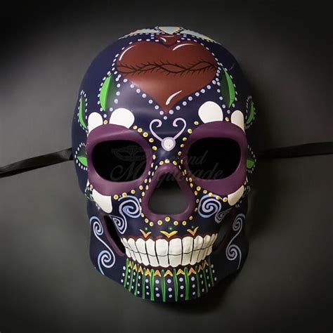 Dia De Los Muertos Day Of The Dead Masquerade Mask Sugar Skull Mask