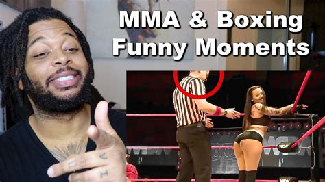 20 Funniest Moments In Mma And Boxing Reaction Youtube