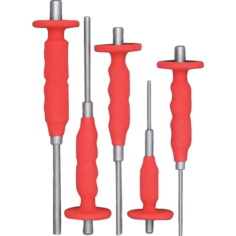 Kennedy Extra Length Inserted Pin Punch Set 5 Pce P3338ken1