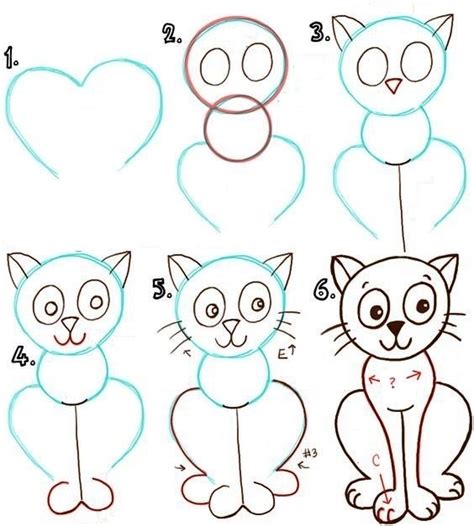 Come Disegnare Un Gatto Gattino Disegni A Matita Semplice In Fasi Per Principianti