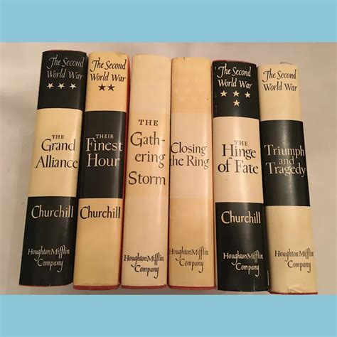 Nobel Prize Winning 1948 1953 First American Edition Six Volume Set By