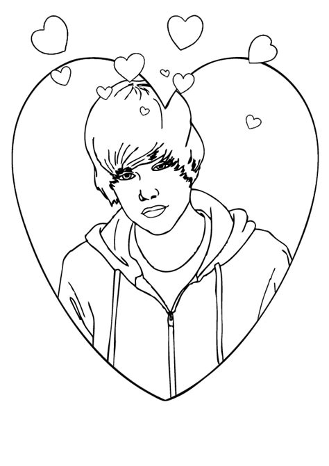 Justin Bieber #122434 (Celebrities) – Free Printable Coloring Pages