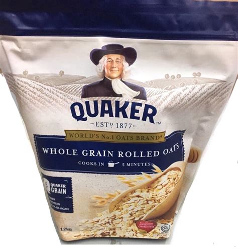 Quaker Whole Grain Rolled Oats 12kg Old Fashioned Cooks In 5mins
