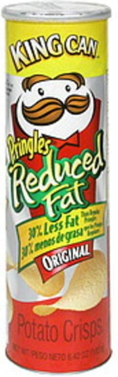 Pringles Reduced Fat Original Potato Crisps 642 Oz Nutrition