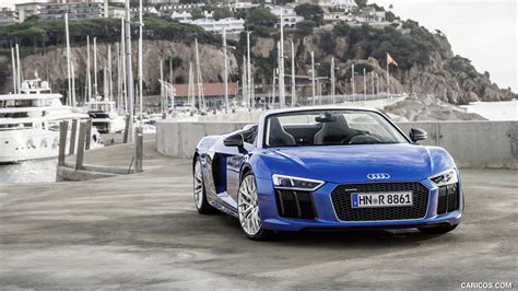 Beautifull audi r8 car wallpapers. 2017 Audi R8 V10 Spyder (Color: Ara Blue) - Front | HD ...