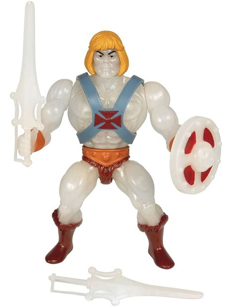 Masters Of The Universe Vintage Series 4 He Man 55 Action Figure Glow In The Dark Super7 Toywiz