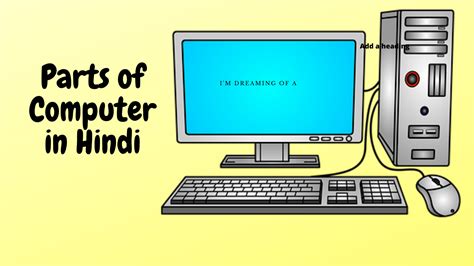 Parts Of Computer In Hindi कंप्यूटर के भाग। कितने प्रकार के होते हैं