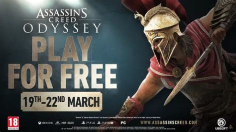 Assassins Creed Odyssey Going To Be Playable For Free This Weekend