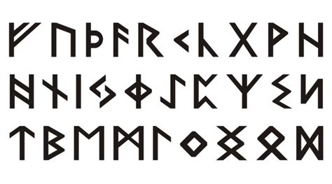 Alphabet Viking Ou Alphabet Runique Lhistoire De La Construction D