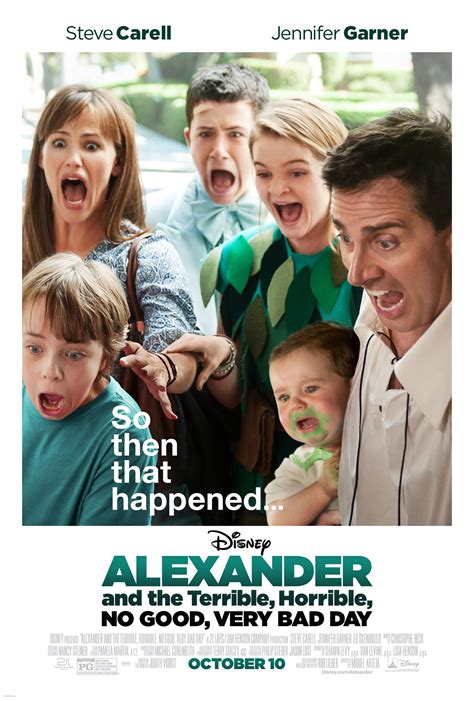 Alexander And The Terrible Horrible No Good Very Bad Day Disney